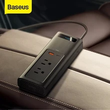 Baseus 150W Car Inverter AC Dual Port Universal 12V Outlets For Car Vacuum Cleaner Heater Car-Charger Adapter For Phones Tablets