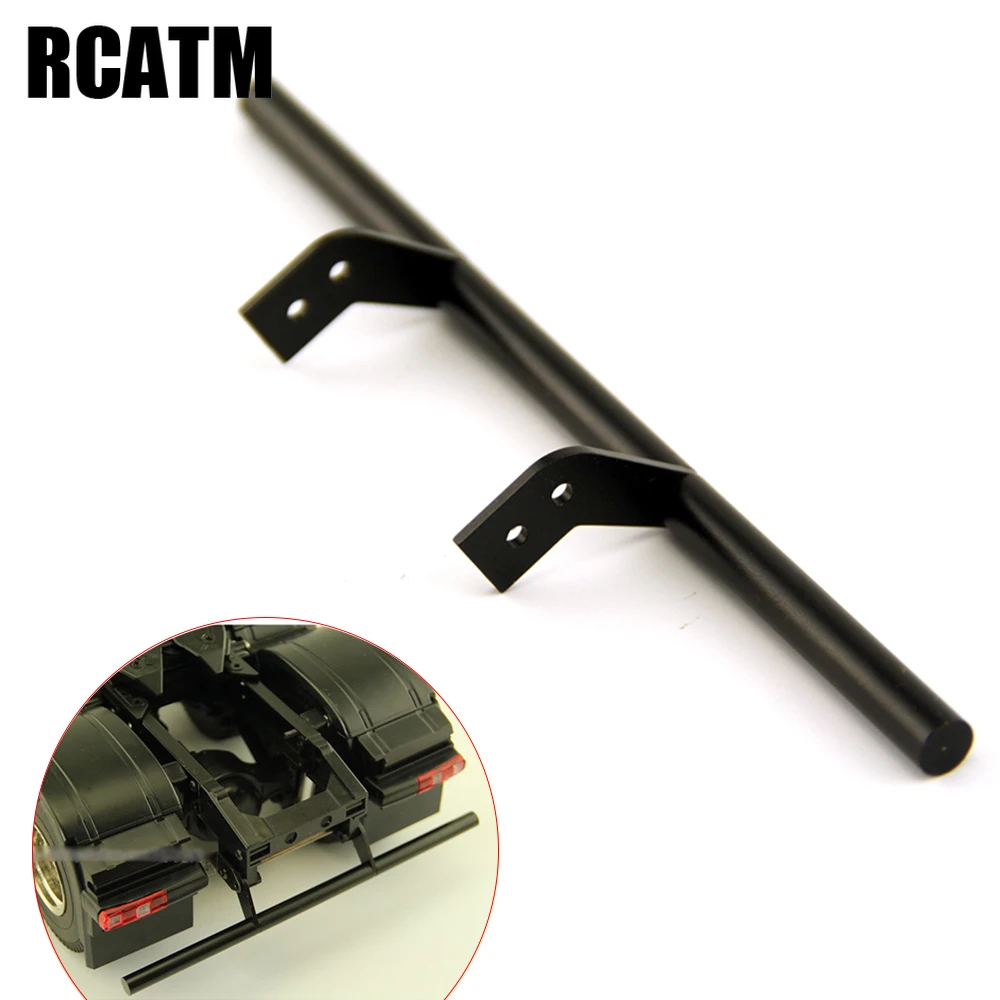 

RC Truck Metal Rear Bumper For 1/14 Tamiya RC Truck Benz Man Scania R470 R620 3363 1851 TGX FH12 Accessories