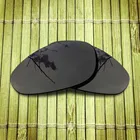 Поляризованных Сменные линзы для-солнцезащитные очки Oakley прямая куртка 1999 солнцезащитные очки с оправой, True цветной зеркальный покрытие-черный варианты