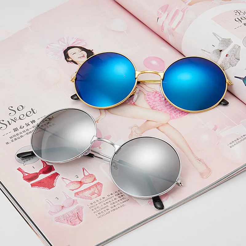 Солнцезащитные очки в стиле ретро UV400 Мужские винтажные поляризационные круглой