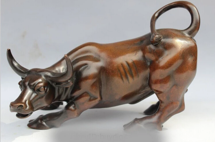Статуэтка коровы быка медная Бронзовая статуэтка в китайском стиле 808 ++++++|Статуи