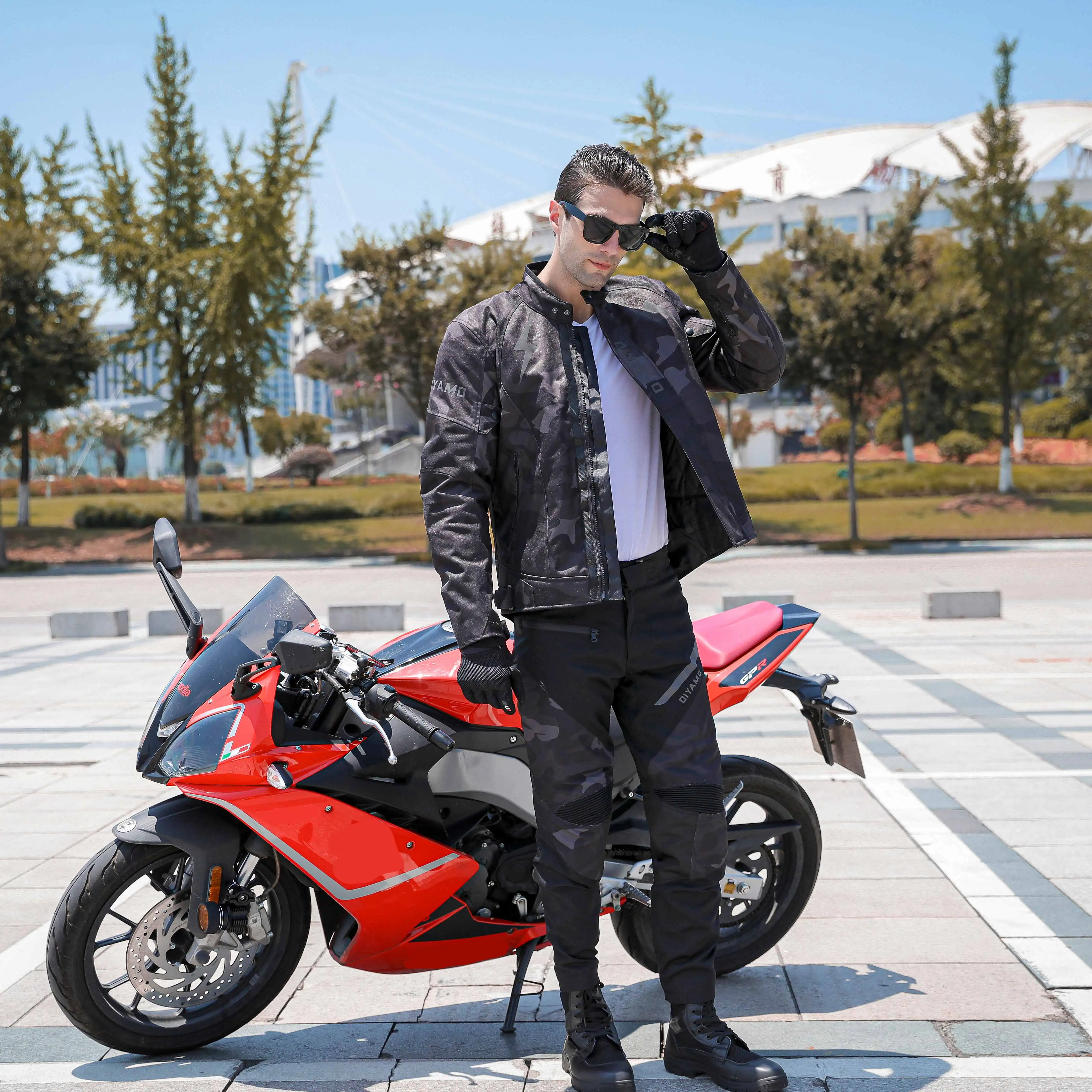 Мужская мотоциклетная куртка мотоциклетный ветрозащитный костюм для езды