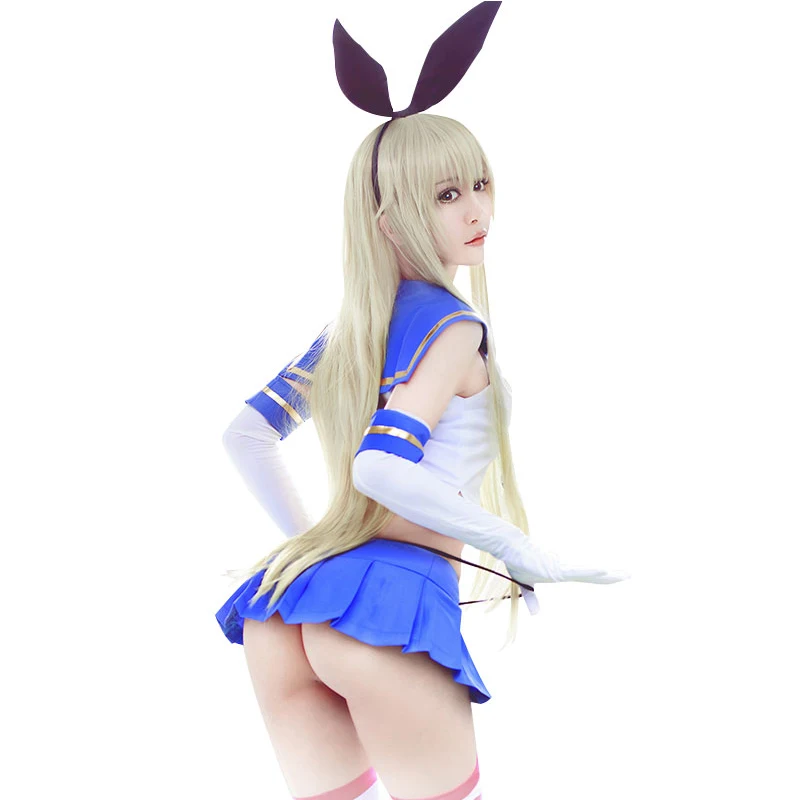 Аниме Симакадзэ парик для косплея коллекция Kantai Карнавальный костюм играть
