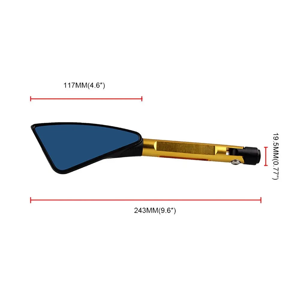 

Cnc Aluminum Alloy Universal Rear Side Mirror Motorcycle Scooter Rearview Mirror Street Car Motorcycle Accessories