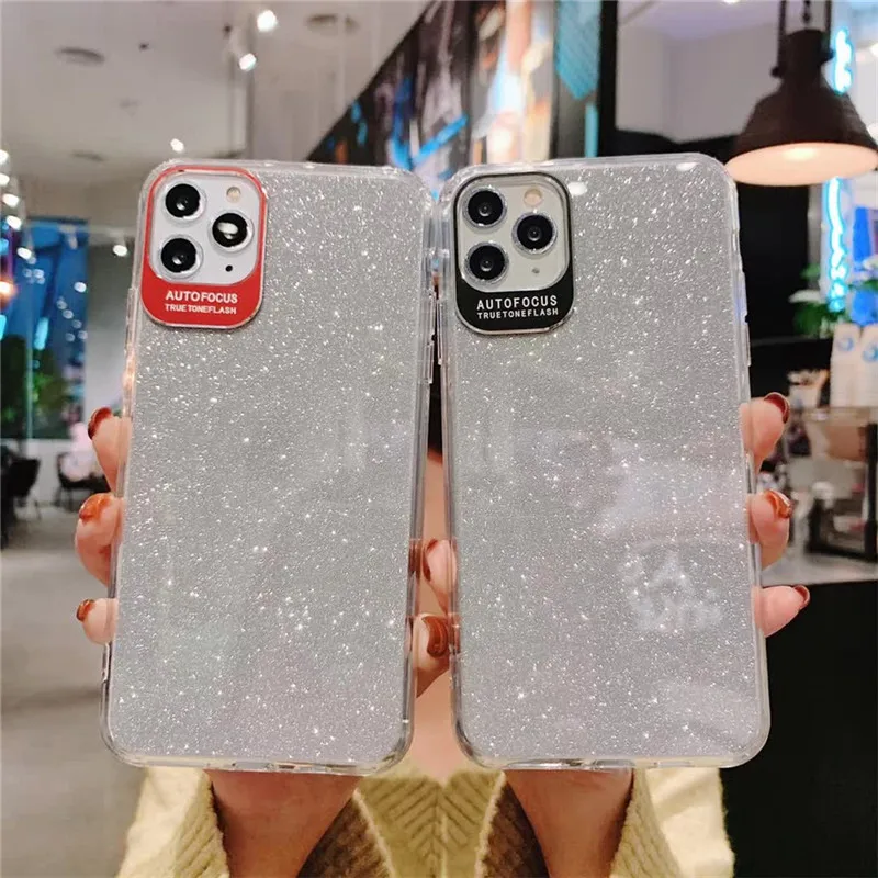 Прозрачный блестящий бумажный чехол KJOEW для iPhone 11 Pro XS Max 7 8 6 6S Plus X XR акриловая