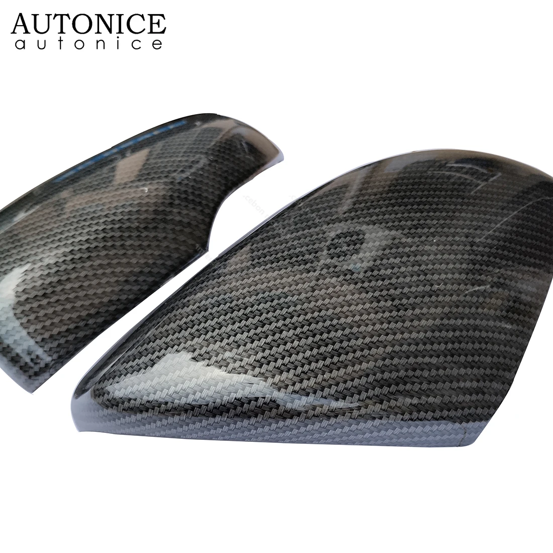 2 шт. боковое зеркало заднего вида из углеродного волокна накладная крышка