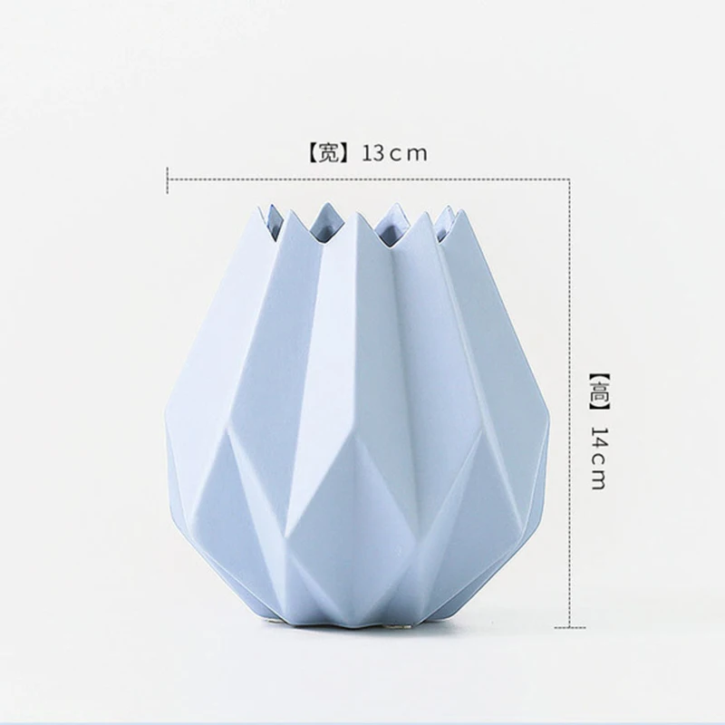 

Creative Home Crafts Modern Simple Origami-shaped Small Vase Desktop Decoration Gift Home Living Room Wine Cabinet Soft Decorati