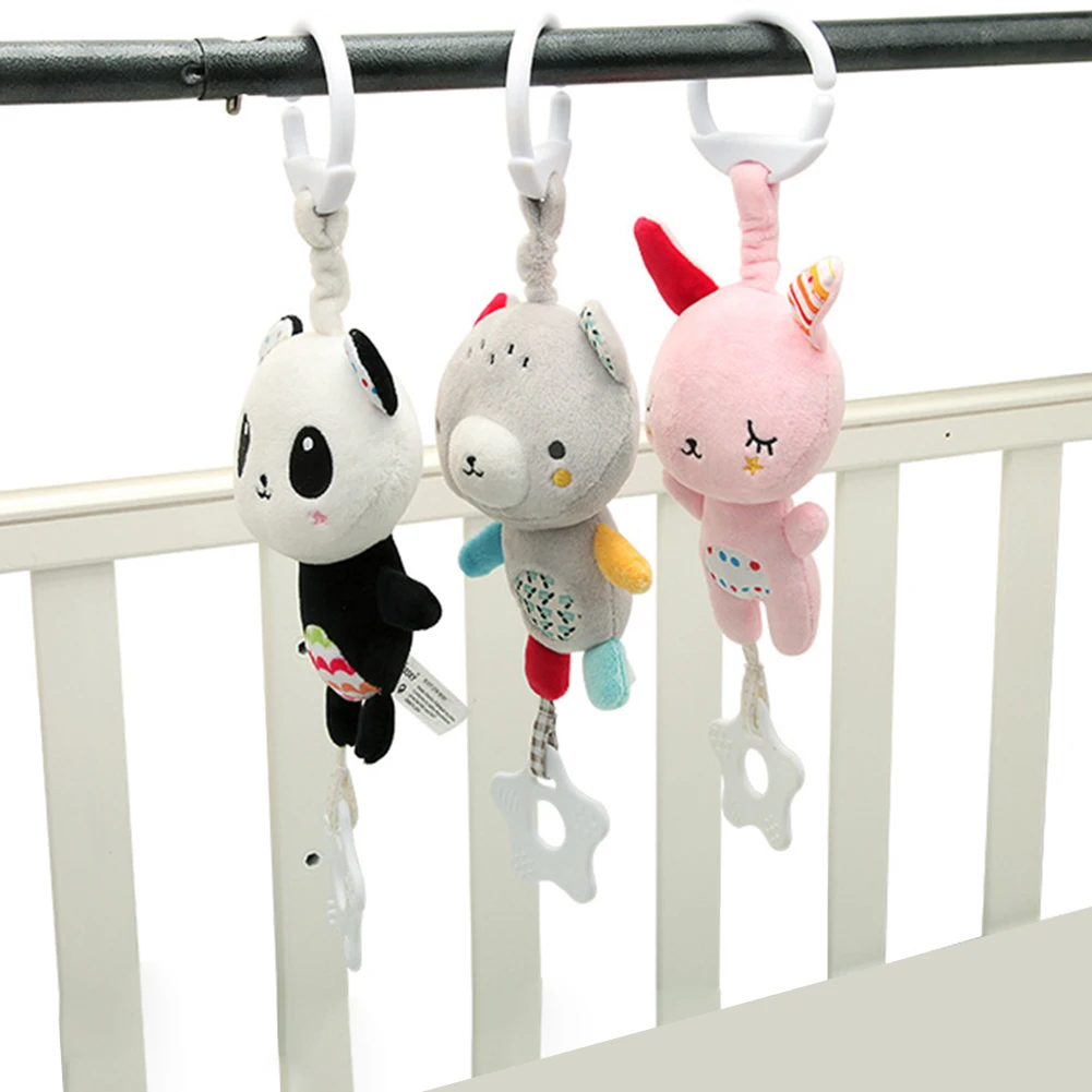 

Baby Rattles Mobiles Toddler Toys Bed Hanging Toys For Newborn Baby Soft Bed Bell Animal Musical Montessori Mobile Rattles Gift