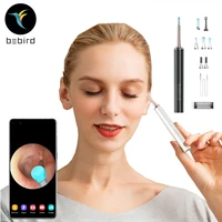 bebird t15 visual ear cleaner health care minifit 2in1 acne wax removal tool hd1080p otoscope ip67 waterproof endoscope