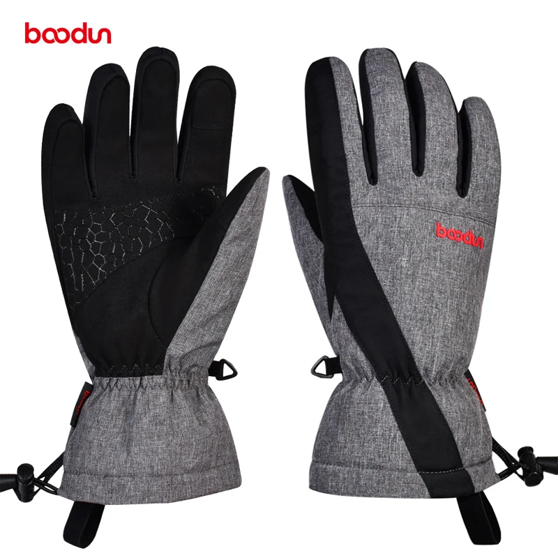

Men Women Ski Gloves Seperated Finger Waterproof Thermal Fleece Warm Snow Skiing Snowboard Gloves Winter Outdoor Sports Mittens