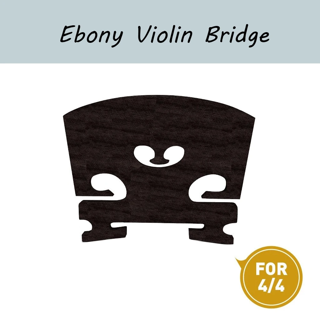 

1PC Violin Bridge Master AA Grade Ebony Violin Bridge 4/4 Violin Bridge Violin Use