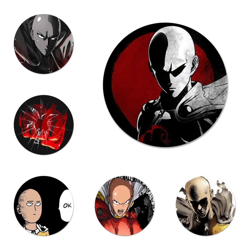 Комиксов Человек один удар значок брошь заколка аксессуары для одежды рюкзак