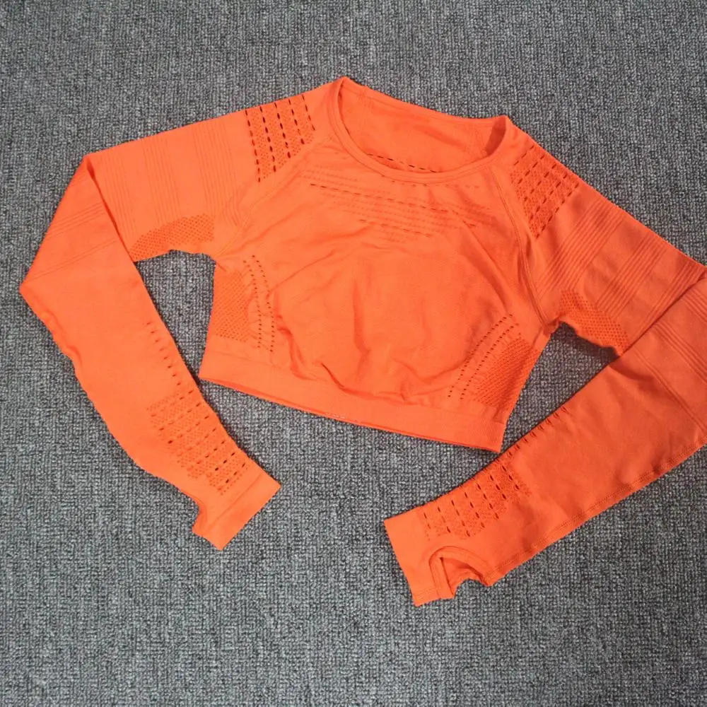 2020 безупречные вязаные топы с ушками для йоги тренировок длинным рукавом женщин