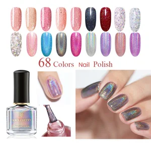 Голографический Радужный лак для ногтей BORN PRETTY, 7 мл, блестящие серии, Блестящие Блестки, лак для ногтей, инструменты для маникюра