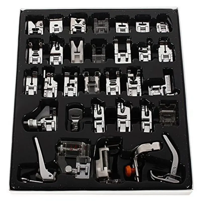 

New Useful Sewing Machine Foot Feet Presser Kit Set For Brother Janome Singer 32PCS