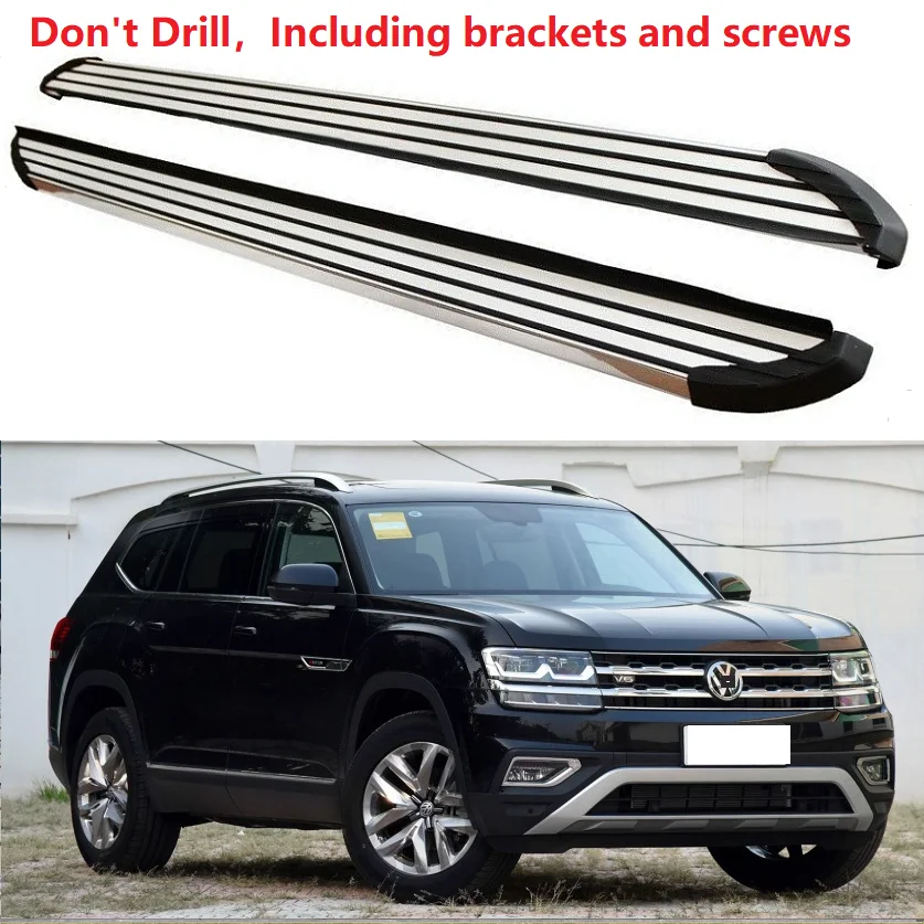 Новая алюминиевая Подножка для VW Volkswagen Teramont Atlas 2017 2018 2019 2020 подножка боковая Nerf