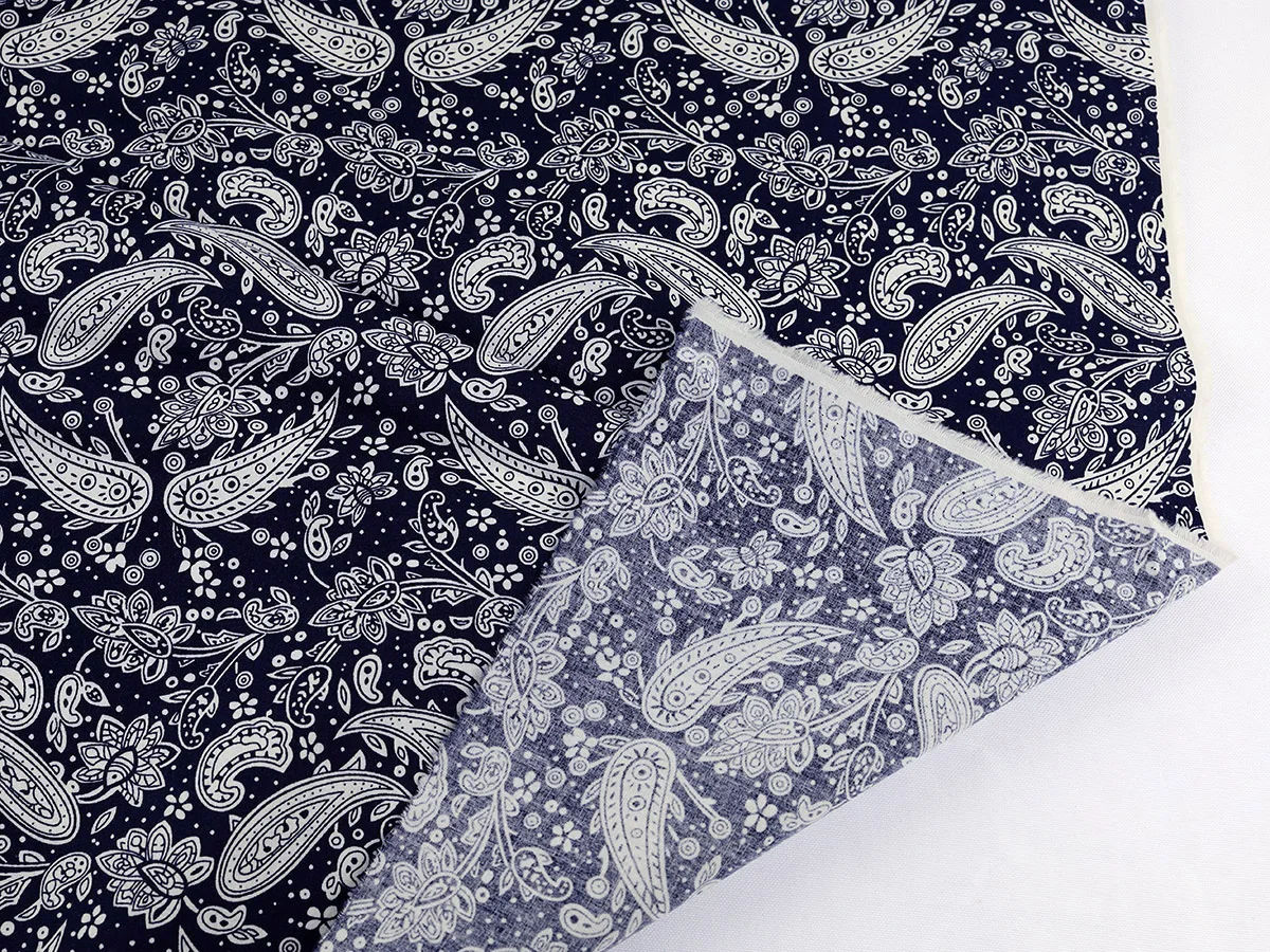 100% хлопок Пейсли Ткань Поплин Лоскутное шитье DIY банданы 148 см ширина продано