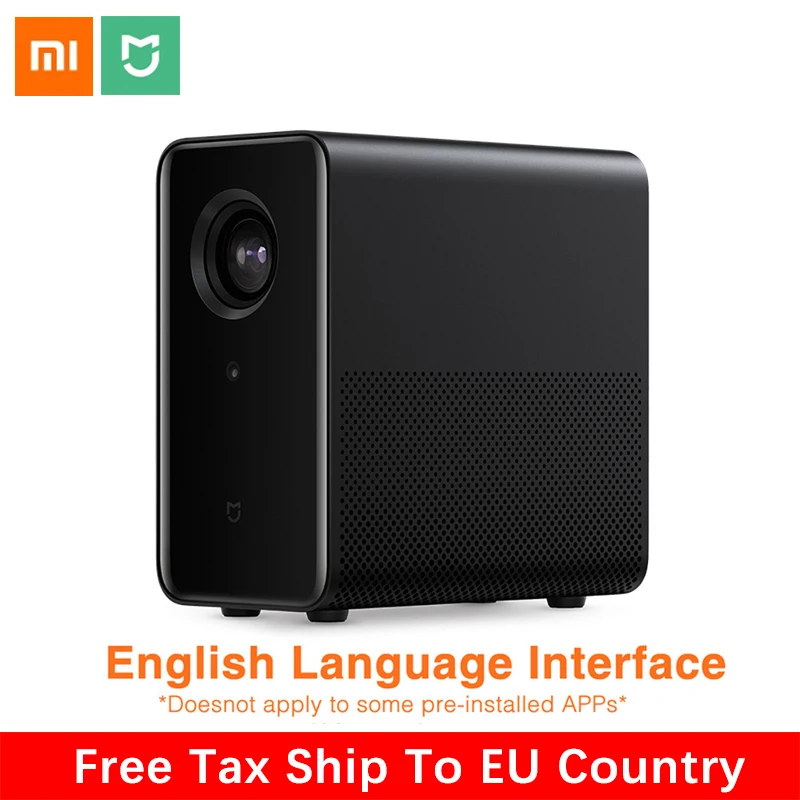 Проектор Xiaomi Mijia 800ANSI 120 дюймов проекционный ТВ 1080P 4K английский интерфейс Wi-Fi беспроводное подключение Поддержка Dolby DTS-HD 3D