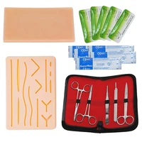 suture practice kit for students suture practice pad with pre cut wounds and suture tool kit for med school students