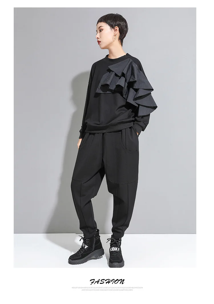 Сохраняющие тепло зимние шаровары Pantalon es свободные хлопковые панковские Женские Мешковатые штаны Дамские Pantalon брюки карго