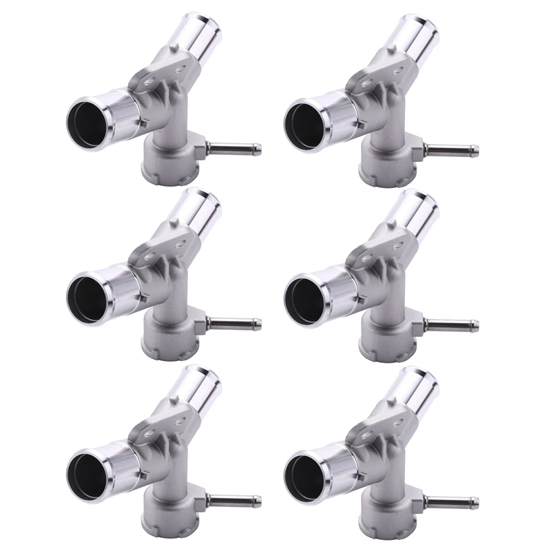

6X Aluminium Engine Radiator Filler Neck Coolant Thermostat Housing Water Pipe for Toyota Yaris Belta Vios Vitz