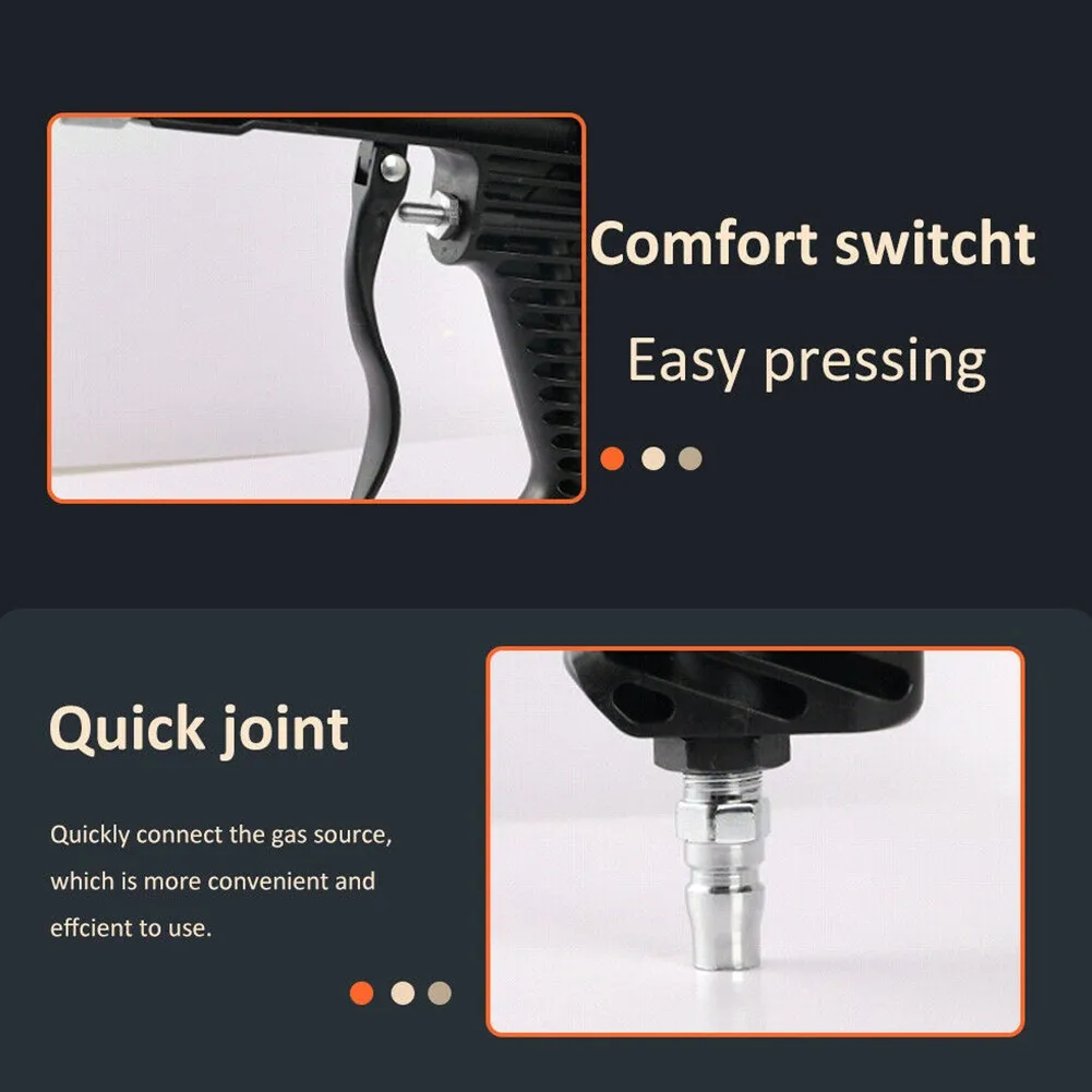 

Gravity Sand Blaster 6MM Nozzle Diameter Portable Small Air Sandblasting Tool Handheld Spray Machine 90PSI Power Tools