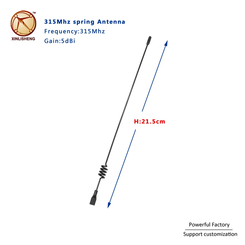 Factory wholesale 315Mhz 10dBi 12dBi xternal wifi helical coil spring Antenna mast for signal booster | Мобильные телефоны и