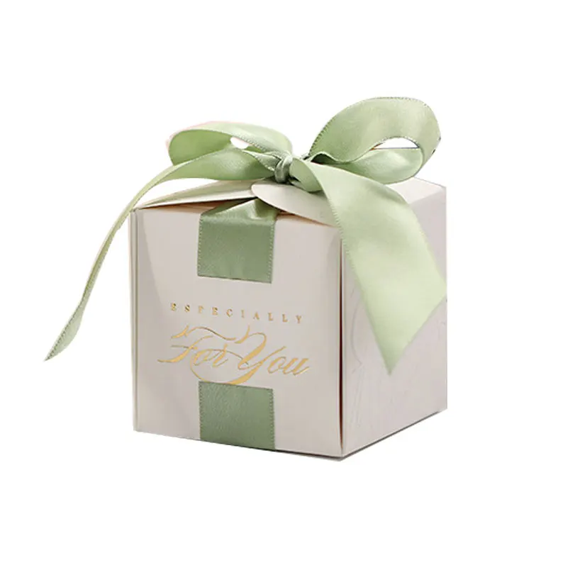 

Creative Gold Foil Wedding Favors Gift Box Souvenirs With Ribbon Candy Boxes For Christening Baby Shower Birthday Party Supplies