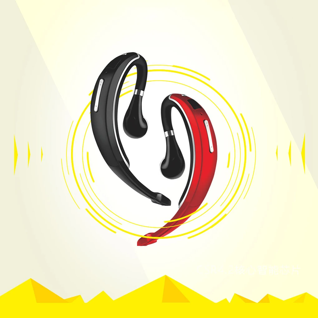 Одно ухо Bluetooth гарнитура бизнес Тип беспроводные наушники длительный вызов Answearing спортивные наушники