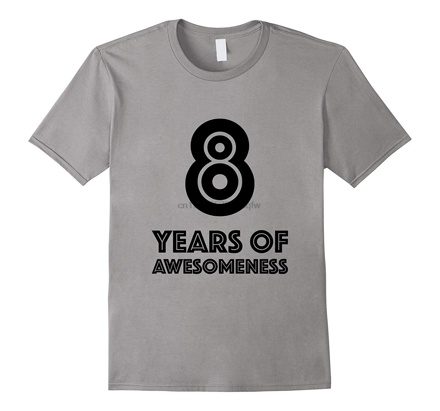 Мужская футболка на 8 дней рождения подарок лет для мальчиков и девочек женские