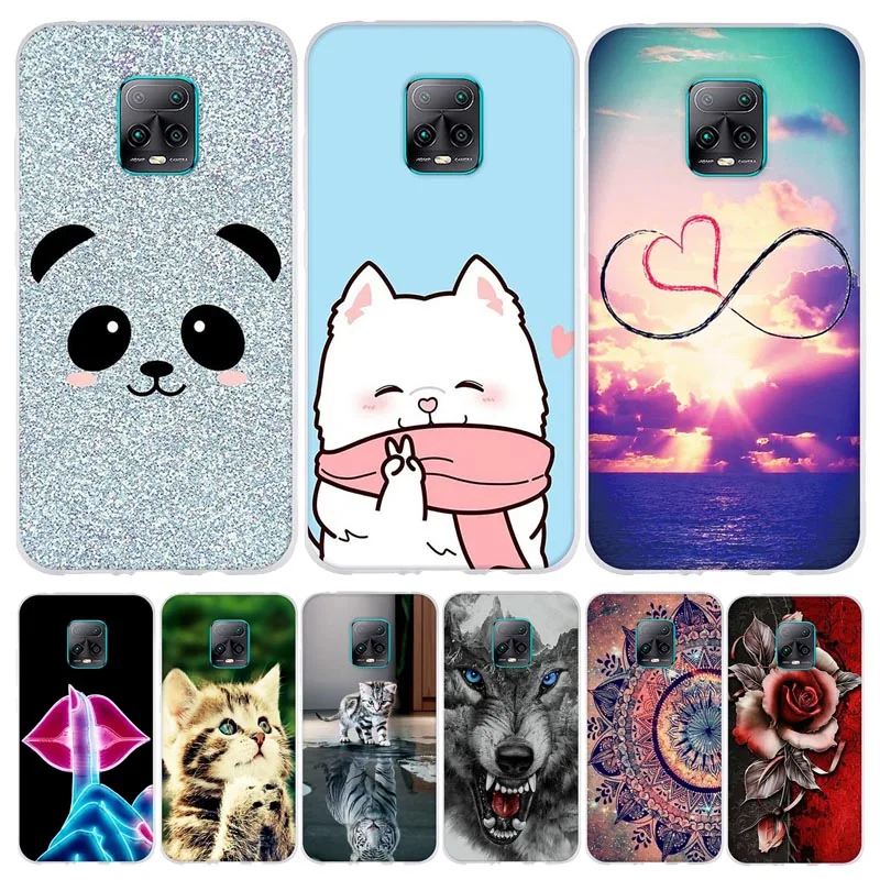 

For Xiaomi Redmi 10X 10X Pro 5G Cover TPU Silicone Shell For Redmi 10X 10X Pro 5G Case Cute Capa For Redmi 10X Pro 5G Funda Bag