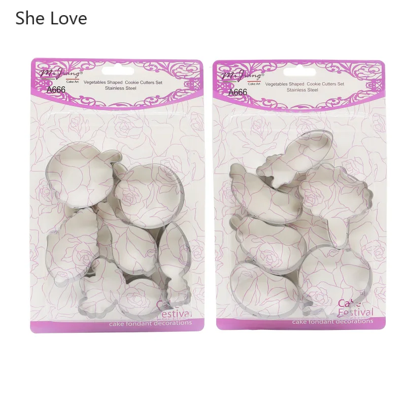 12 шт./лот овощерообразные формы из нержавеющей стали полимерная глина режущие