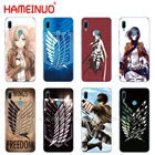 Силиконовый чехол для телефона huawei Y5 Y6 Y7 Y9 PRO PRIME 2019 honor 8s 8a 20 LITE PRO 10i view 20 V20 атака на Титанов аниме