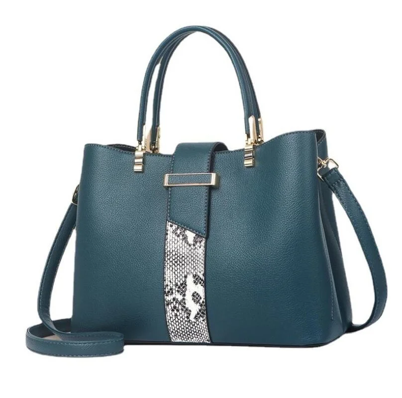 

Новинка 2021, эксклюзивная дамская сумочка из бутика с узором под змеиную кожу, повседневные сумки-тоуты, модные женские сумки-мессенджеры, же...