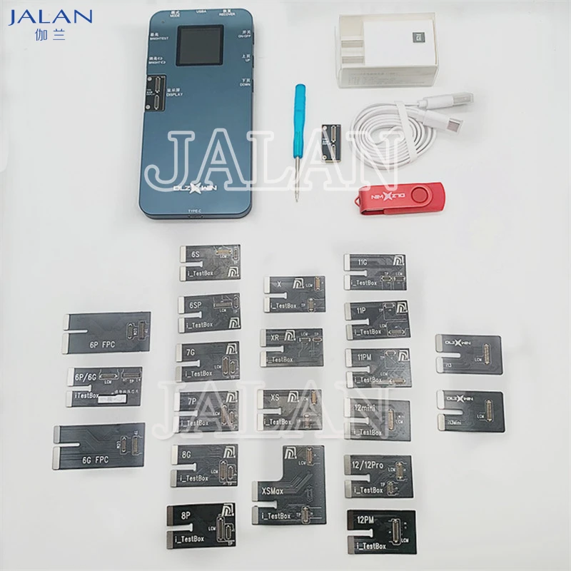 DLZXWIN S300 LCD Тестер для iPhone 6-13 Samsung Huawei 3D Touch Тестирование Оригинальный Цвет Тру Тон Световой Датчик Восстановление Инструмент на.