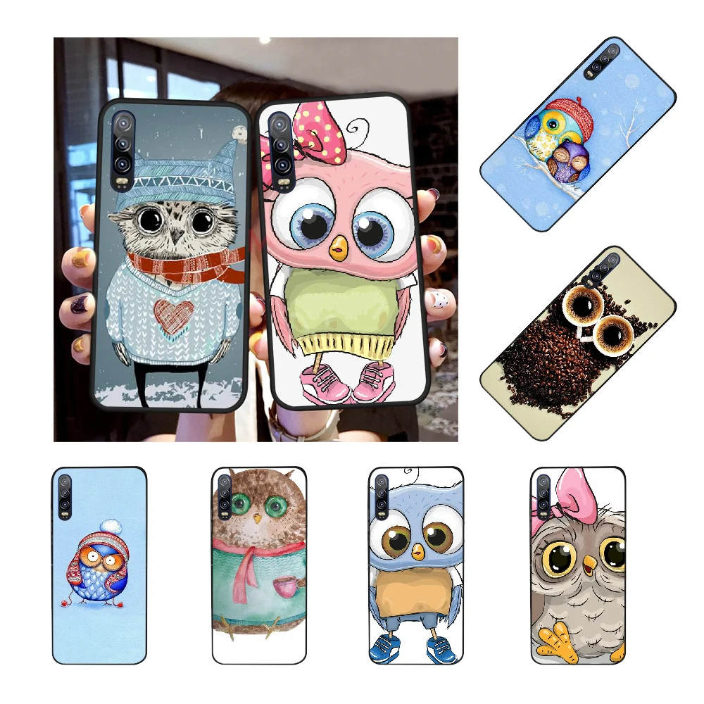 Яркие совы PENGHUWAN для Huawei Honor 20 10 9 8 8x 8c 9x 7c 7a Lite|Бамперы| |