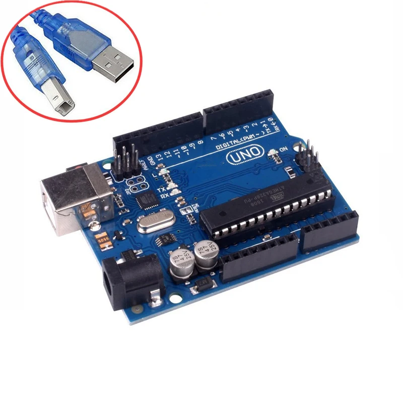 Стартовый комплект для UNO R3 соединительный провод Arduino макетной платы usb кабель 9 В