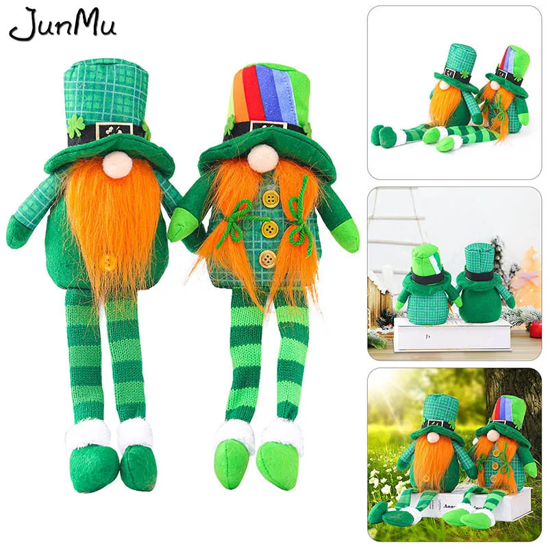 

St Patrick's Day Easter DecorationTomte Gnome Faceless Doll Irish Festival Lucky Clover Plush Dwarf St Patricks Day Party Decor