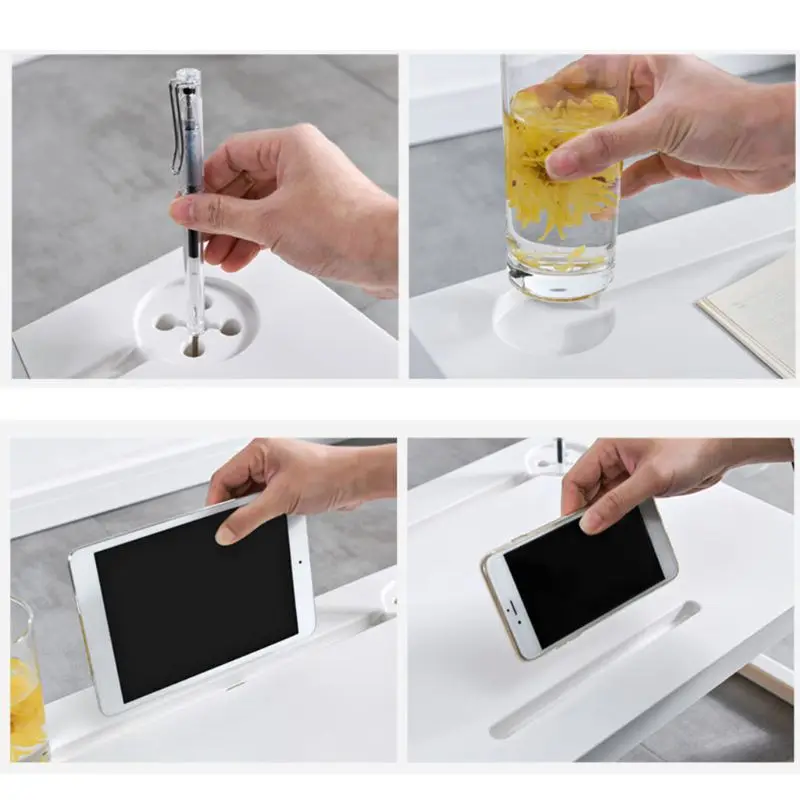 

Foldable Notebook Laptop Table Heavy Load Computer Desk Stand Breakfast Serving Bed Tray for Bedroom Study Room