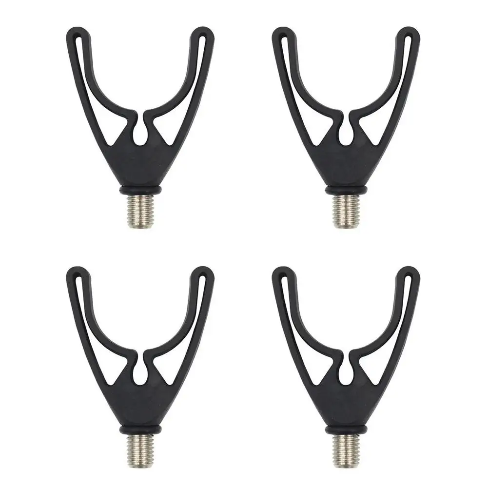

4pcs Fishing Rod Rest Head Gripper For Rod Pod Holder U Shaped Nylon Plastic Bracket Outdoor Pole Rest Head Fishing Accessories