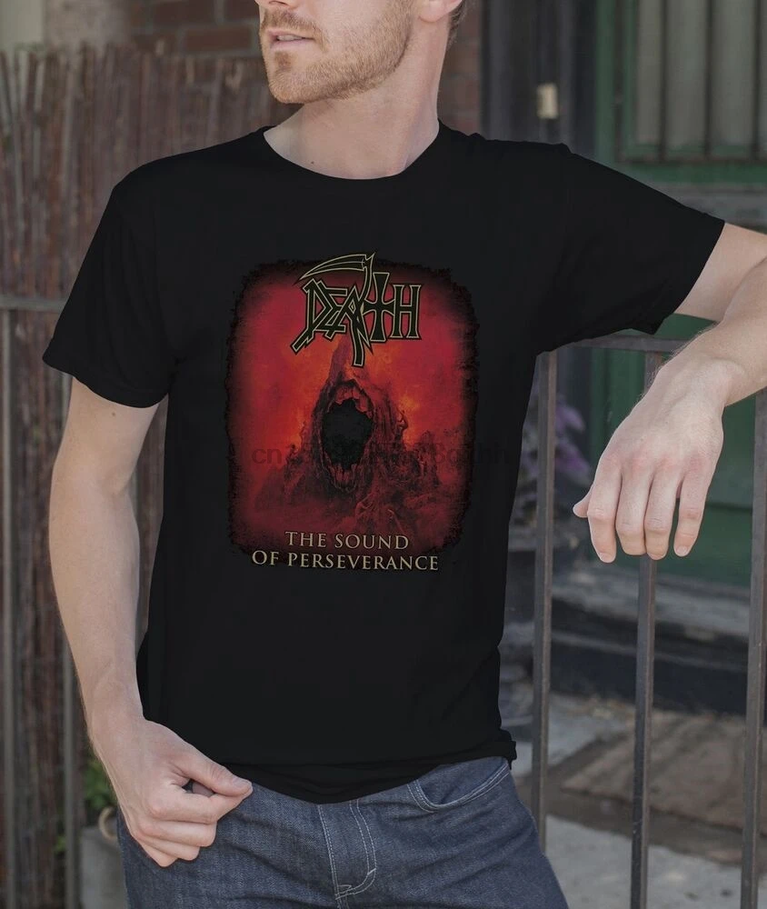 Мужская Черная Футболка Death Men яркая футболка со звуком нечувствительности |