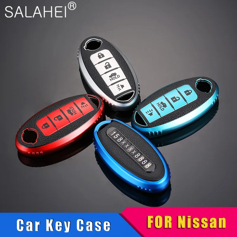 

TPU Anti-lost Car Key Case Cover For Nissan Teana X-Trail Qashqai Livina Sylphy Tiida Sunny March Murano Geniss Juke Almera