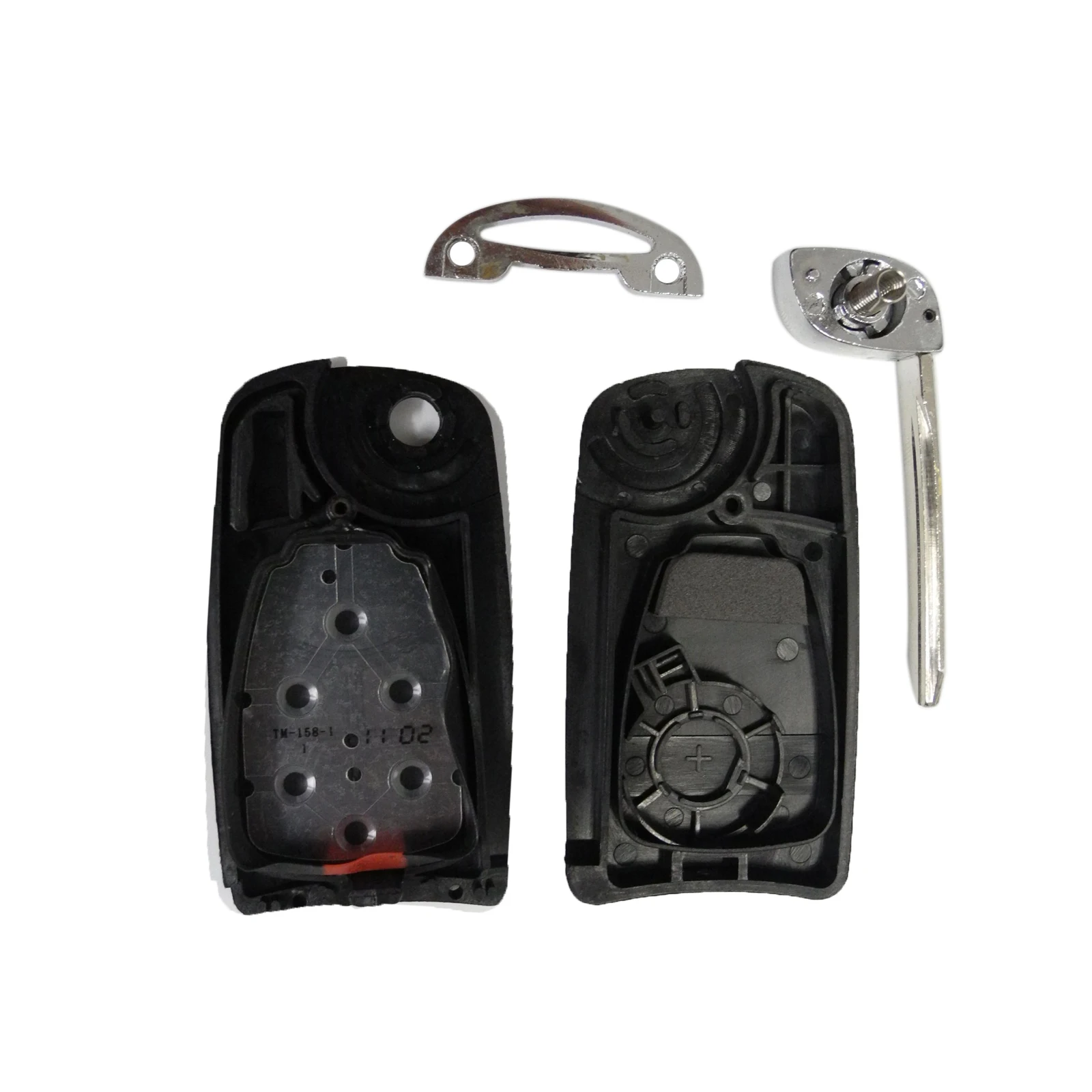 Jingyuqin 4 кнопки дистанционного Флип ключ оболочки чехол для Chrysler Sebring nicfica Dodge Avenger