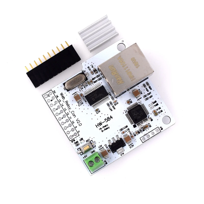 Сетевое реле 28J60 W5100 RJ45 8 каналов 5 В | Электронные компоненты и принадлежности