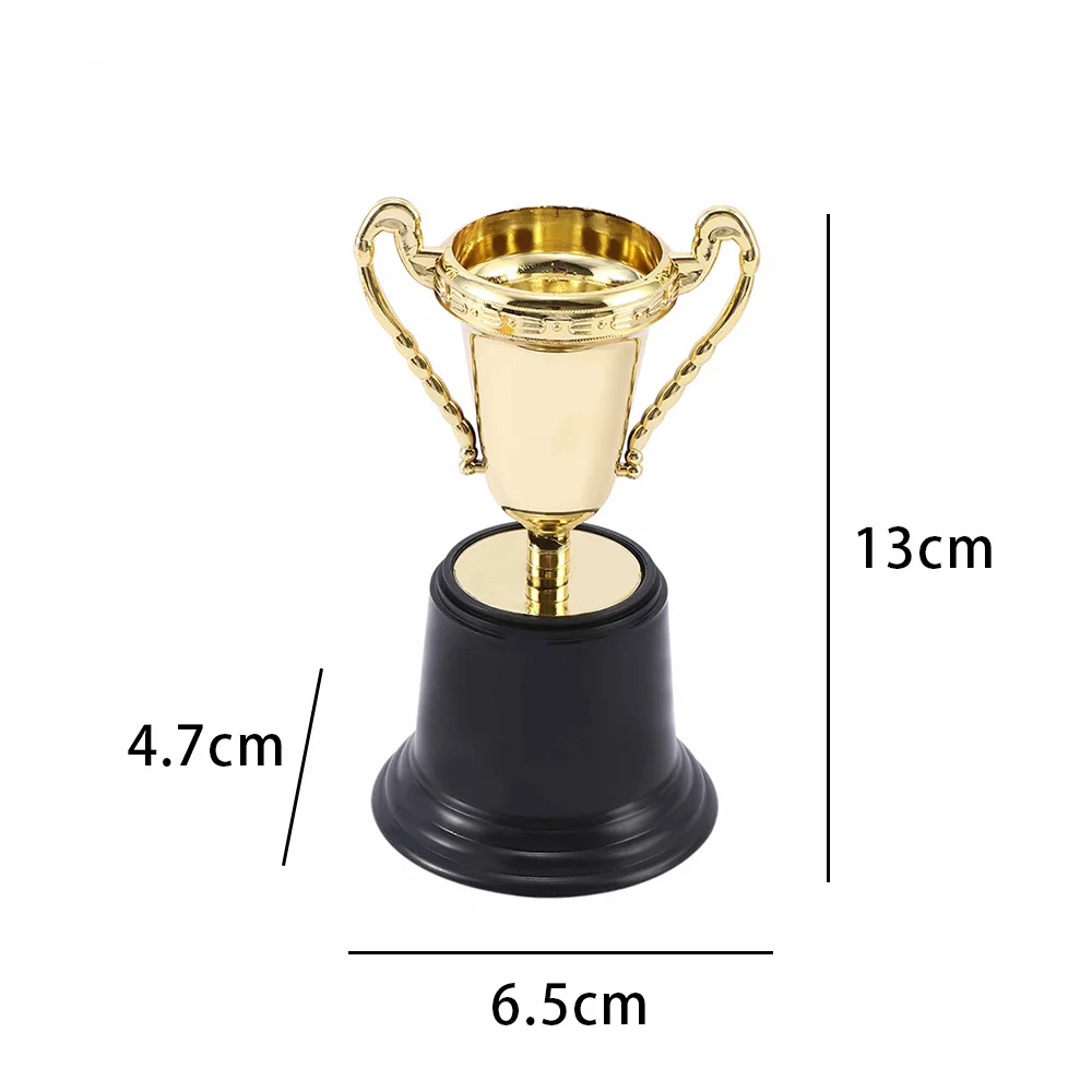 Мини Пластиковые Золотые стаканы награды вечерние Детские Спортивные Игрушки