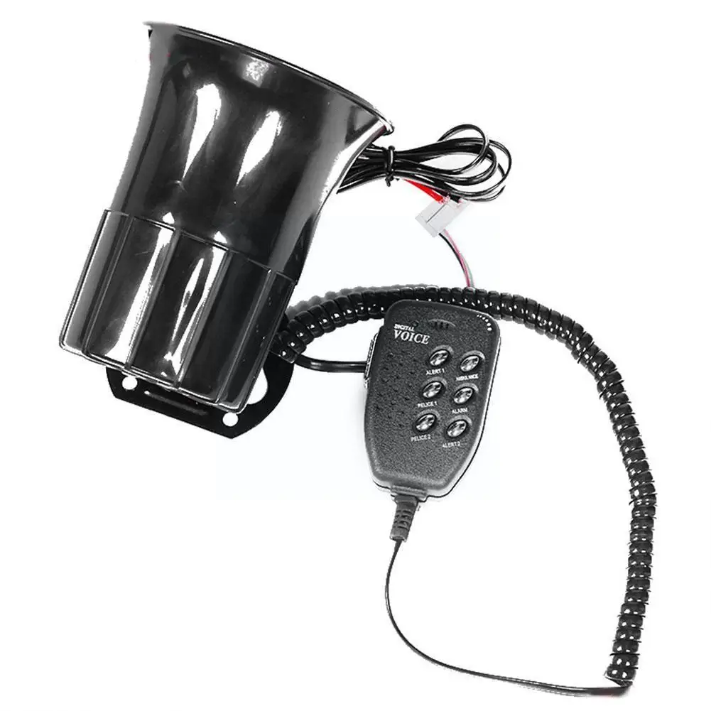 Car Warning Alarm Fire Siren Horn PA Speaker MIC Megaphone Quality 6 Styling 100W Sound System High Loud D2V3 | Автомобили и