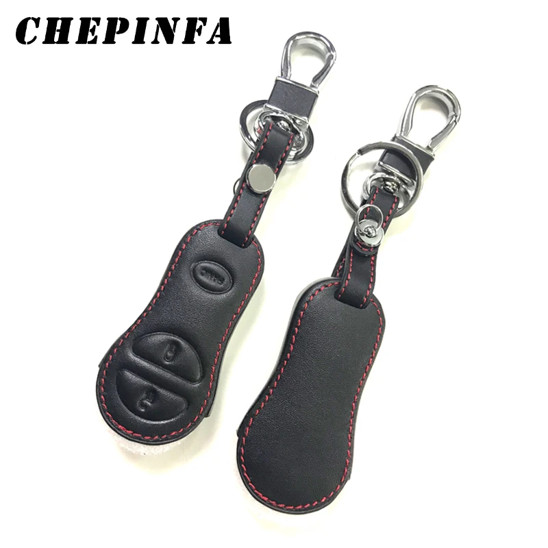 Кожаный чехол для ключей CHEPINFA Chrysler Voyager PT Cruiser Dodge Ram Dakota Durango Jeep Cherokee | Автомобили и