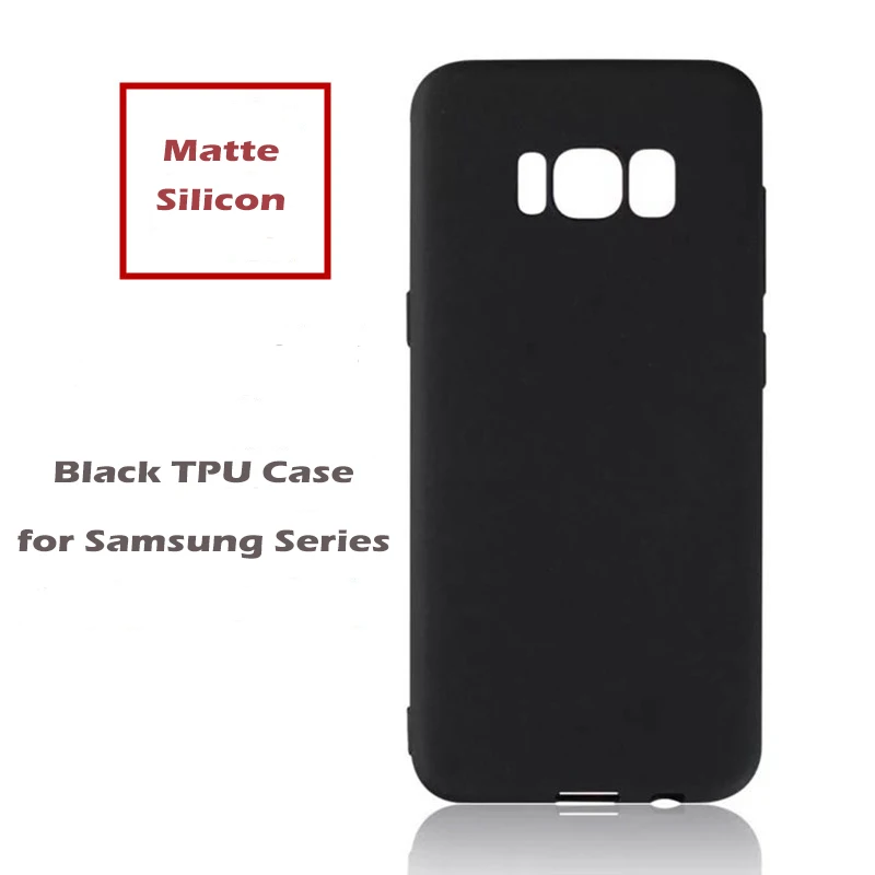 Черный силиконовый чехол для Samsung Galaxy S10 Plus Lite M10 M20 S8 S9 S6 S7 Edge S5 Note 9 8 5 4 3 2 C9 Pro C7 C5