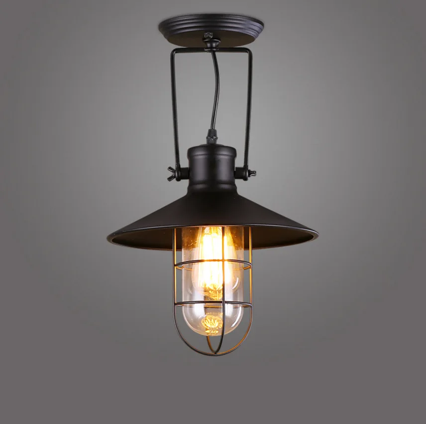 Ретро Регулируемый Настенный светильник из кованого железа ржавчины