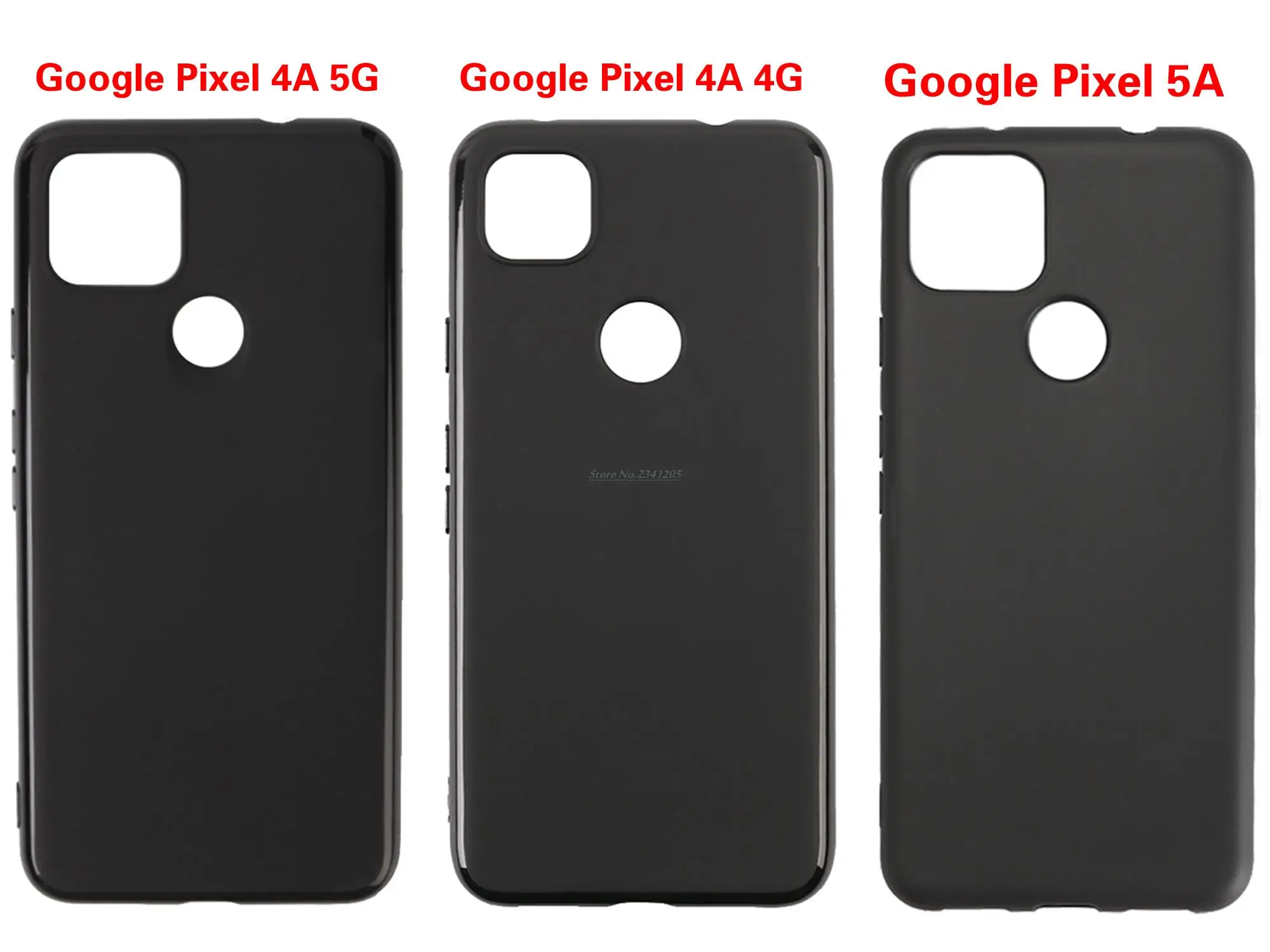 Anti-knock Soft Black TPU Case For Google Pixel 7 6 5 4 3 XL 3 Lite Pudding Silicon Case For Google Pixel 3A 4A 5A 5G Back Cover